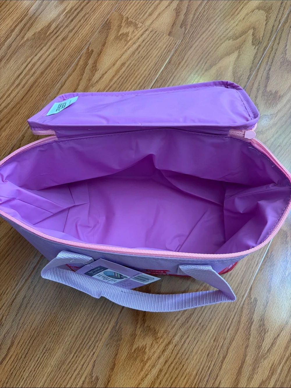 Trader Joe's Pink & Purple Insulated Mini Bag & Mini Canvas Tote